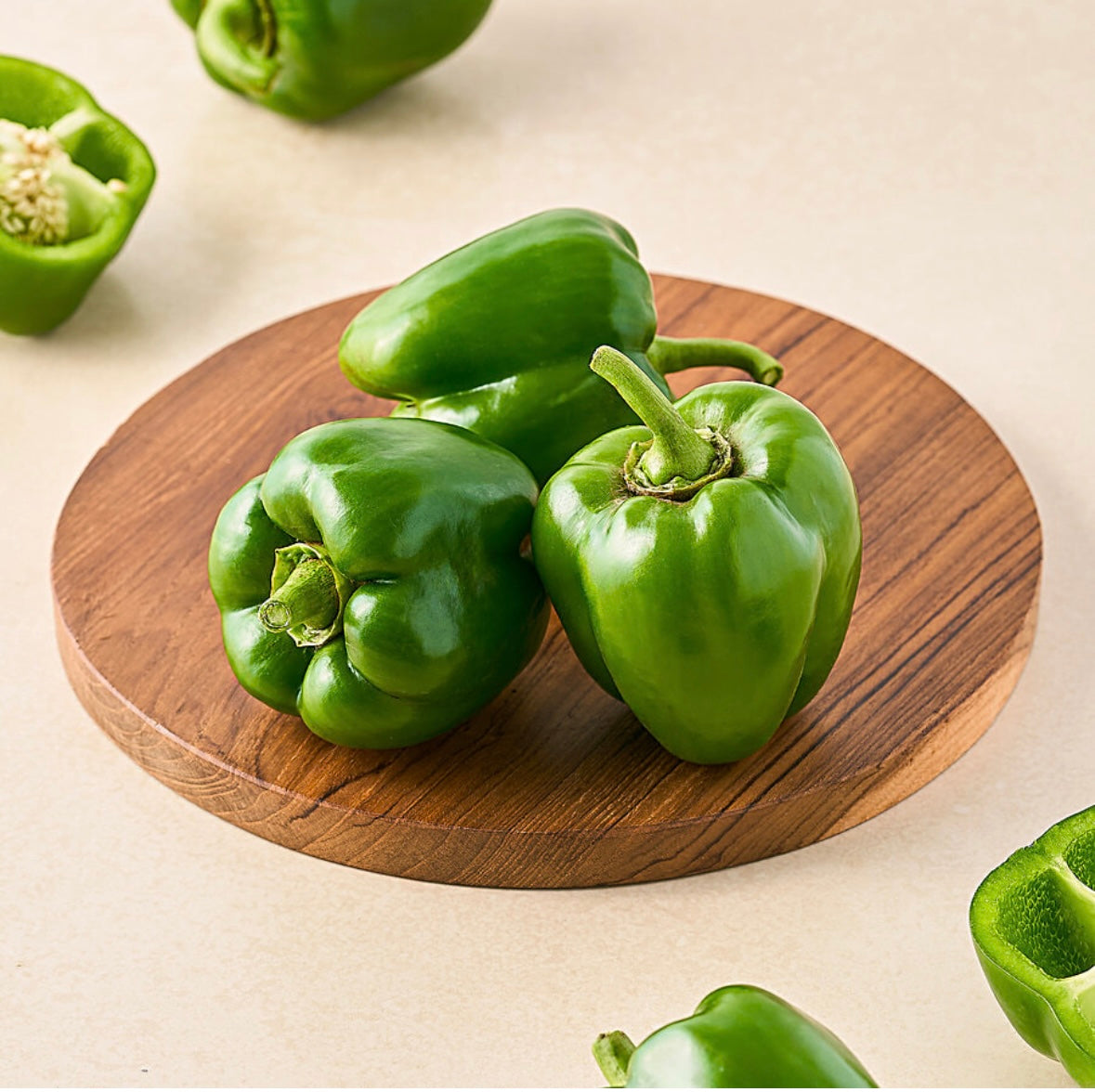 Green capsicum